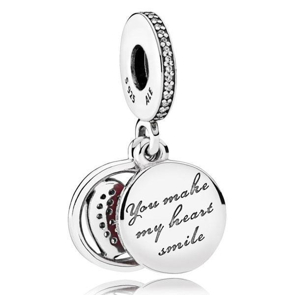 Срібна підвіска-намистина Пандора  "Віддане серце" 792149EN24 MasterSem Київ - фото 2