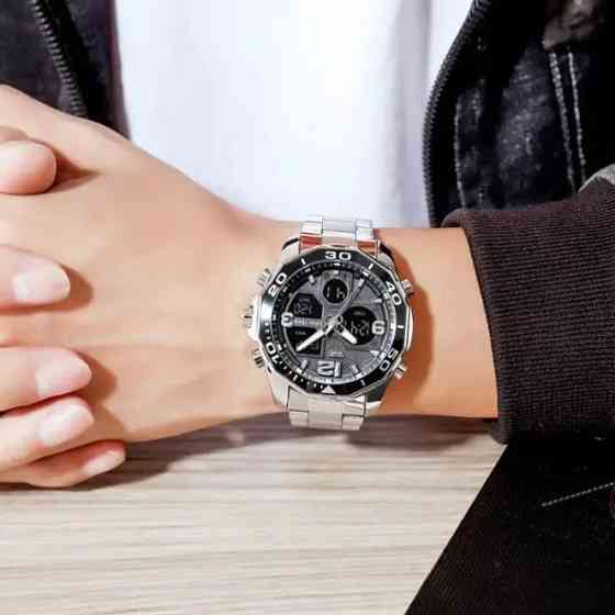 Годинники чоловічі в строгому стилі, Чоловічі годинники браслет наручні класика SD-48 Івано-Франківськ