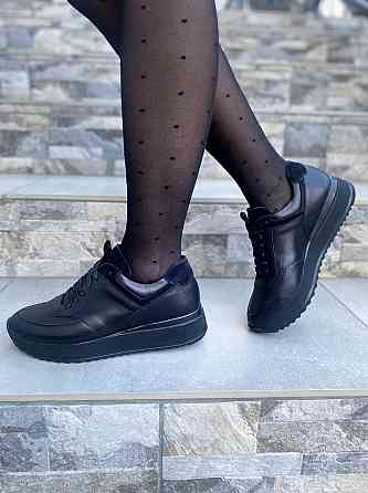 EMELI Кросівки жіночі EMELI 701/1 чорні (весна-осінь, шкіра+замша натуральна) (4122) Коломия