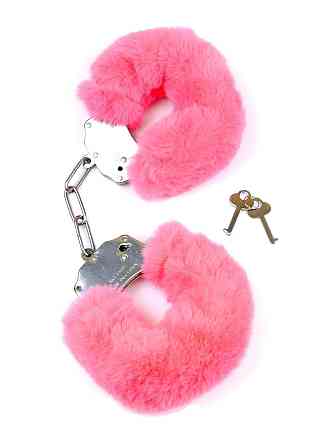 Наручники - Fetish Boss Series Furry Cuffs Pink Sex Aura Киев