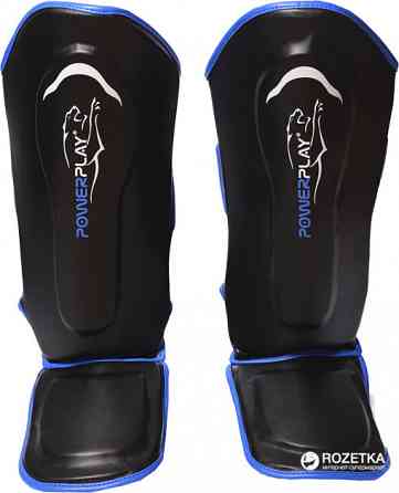 Захист гомілки і стопи PowerPlay 3052 Чорно-Синій M Кам'янське