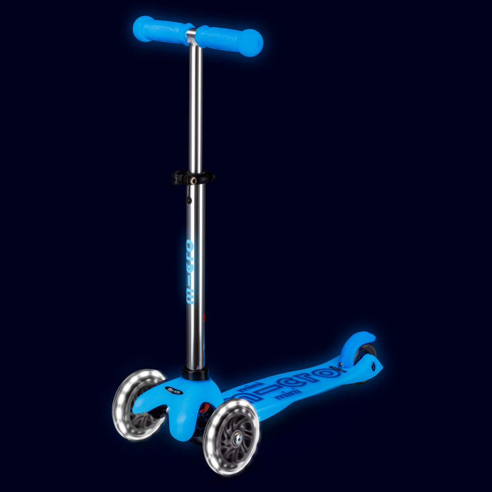 Самокат Micro серії Mini Deluxe Glow LED – Арктичний синій Дніпро - фото 7