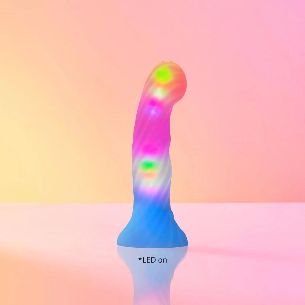 Светящийся дилдо Love To Love - CANDY LOOP, 39 режимов подсветки, гнется, перезаряжаемый Sex Aura Киев - изображение 1