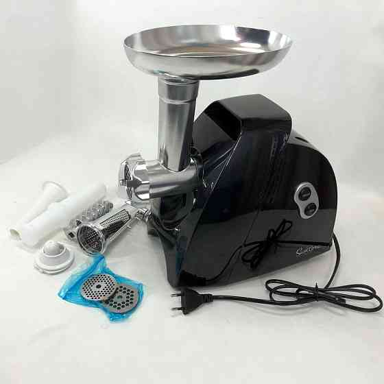 Кухонна м'ясорубка з реверсом Suntera, Побутова м'ясорубка для фаршу 'з 4 насадками FX-60 Івано-Франківськ