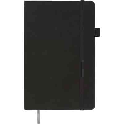 Книга записна Buromax Primo 125x195 мм 96 аркушів в клітинку обкладинка зі штучної шкіри Сіра (BM.291161-09) Вінниця