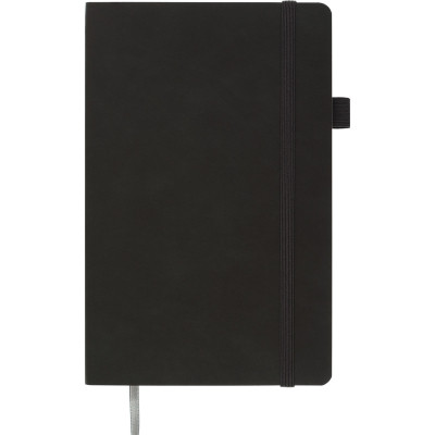 Книга записна Buromax Primo 125x195 мм 96 аркушів в клітинку обкладинка зі штучної шкіри Сіра (BM.291161-09) Вінниця - фото 2