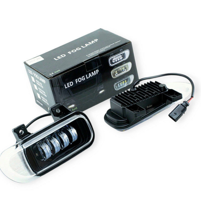 Фара ГАЗ, ЗИЛ, Камаз, УАЗ LED 4 диодных элементов металлический корпус (к-кт 2 шт) противотуманная Мукачево - изображение 1