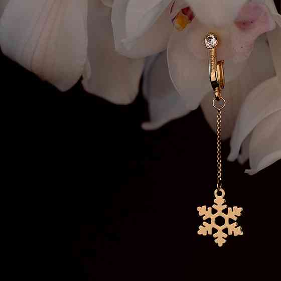 Прикраси для клітора та статевих губ non-pierced clitoral jewelry dangle with snowflake UPKO Sex Aura Київ