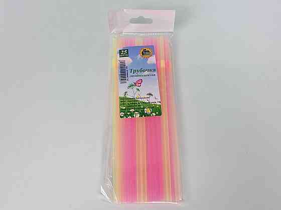 Трубочка для коктейлів люмінесцентна (25шт) ТМ "Супер торба" Харків