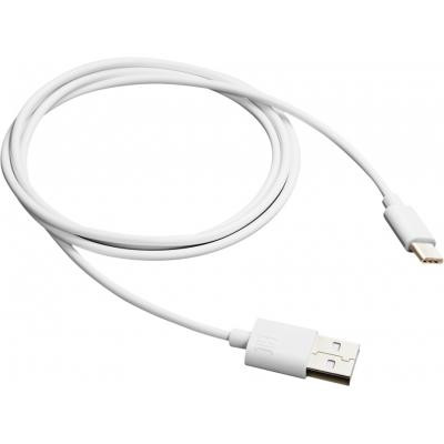 Дата кабель USB 2.0 AM to Type-C 1.0m white Canyon (CNE-USBC1W) Вінниця - фото 1
