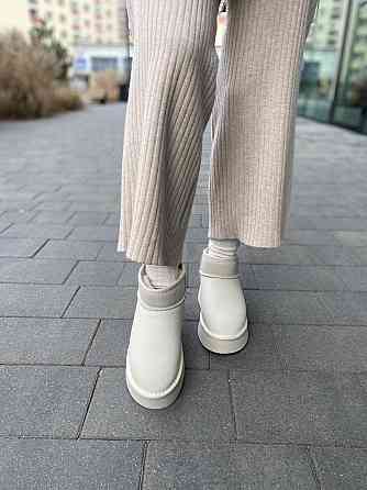 ITTS Угги жіночі ITTS A801-F св.бежевий (зима, шкіра натуральна) (5738) Коломия