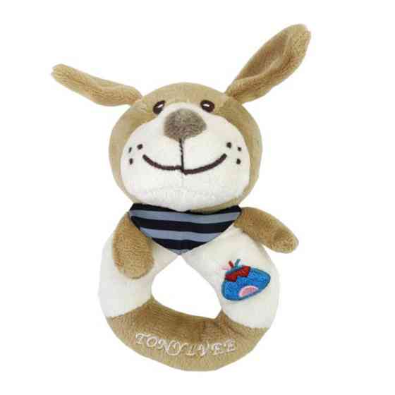 М`яка іграшка-брязкальце "Собака" TM Tony Lvee MGZ-1217-2 Вінниця