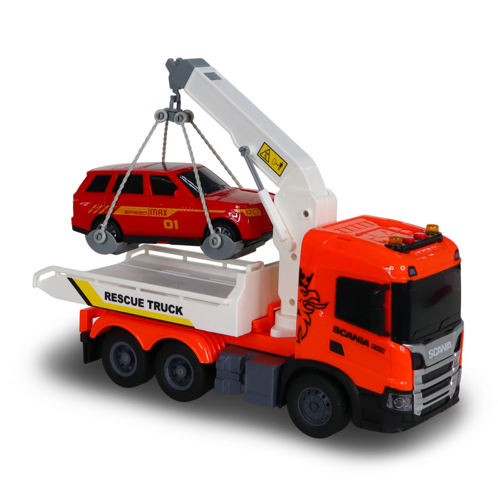 Ігровий набір серії Big Truck – Евакуатор Scania з машиною (світло, звук) Днепр - изображение 11