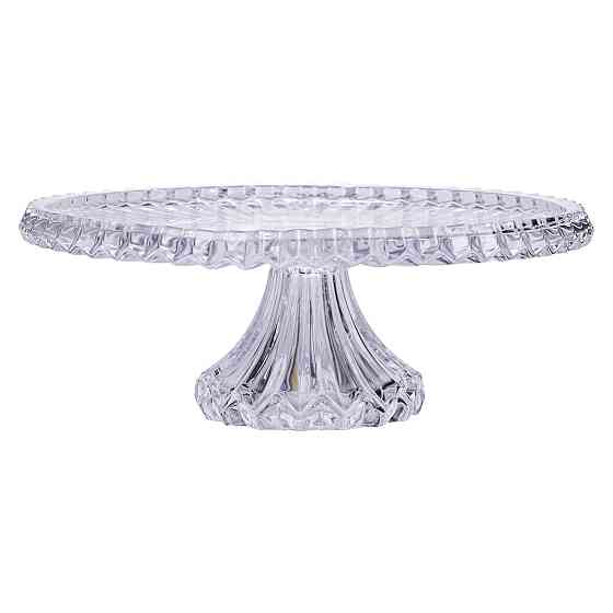 Стеклянная тортовница на ножке Ø32 см Киев