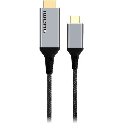 Кабель мультимедийный USB-C to HDMI M 1.8m 4K60Hz Cablexpert (A-CM-HDMIM4K-1.8M) Винница - изображение 1