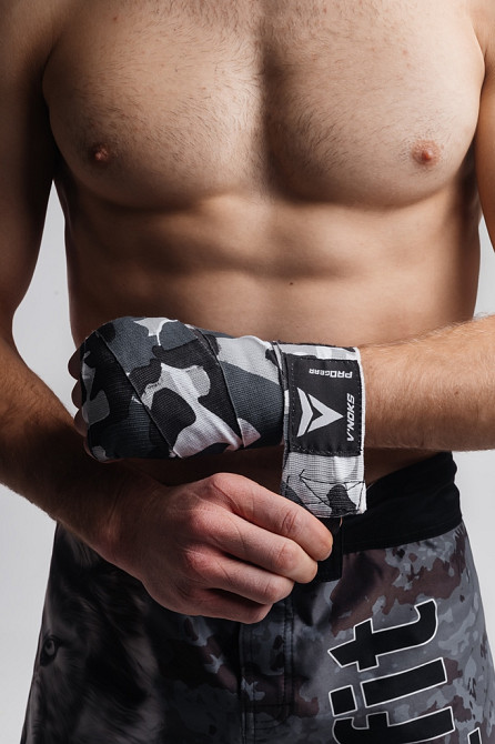 Бинти боксерські V`Noks 4,5m Camo Каменское - изображение 5