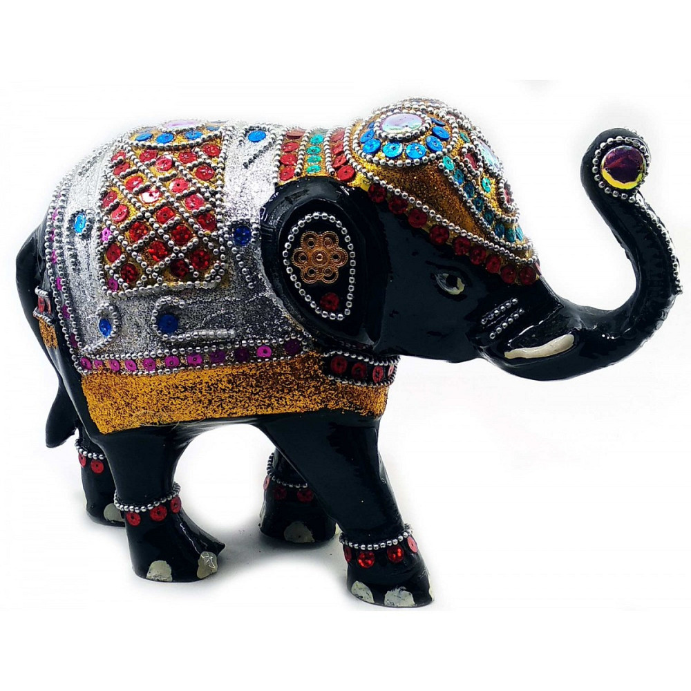 Статуетка з алюмінію Слон із піднятим хоботом Київ - фото 1