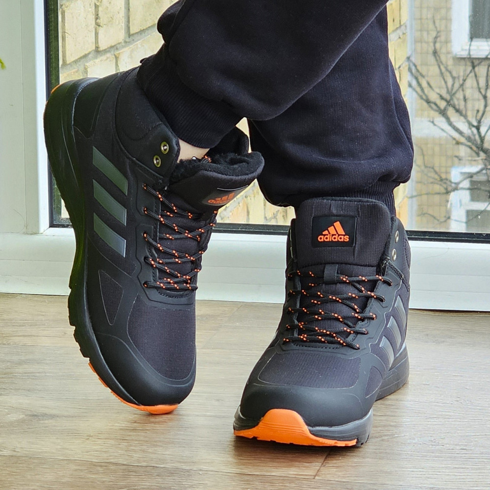Зимові Кросівки Adidas Terrex GORE-TEX з МЕХОМ Чорні Чоловічі Адідас Гортекс (розміри: 41,42,43,44,45,46) — 4 Дніпро - фото 9
