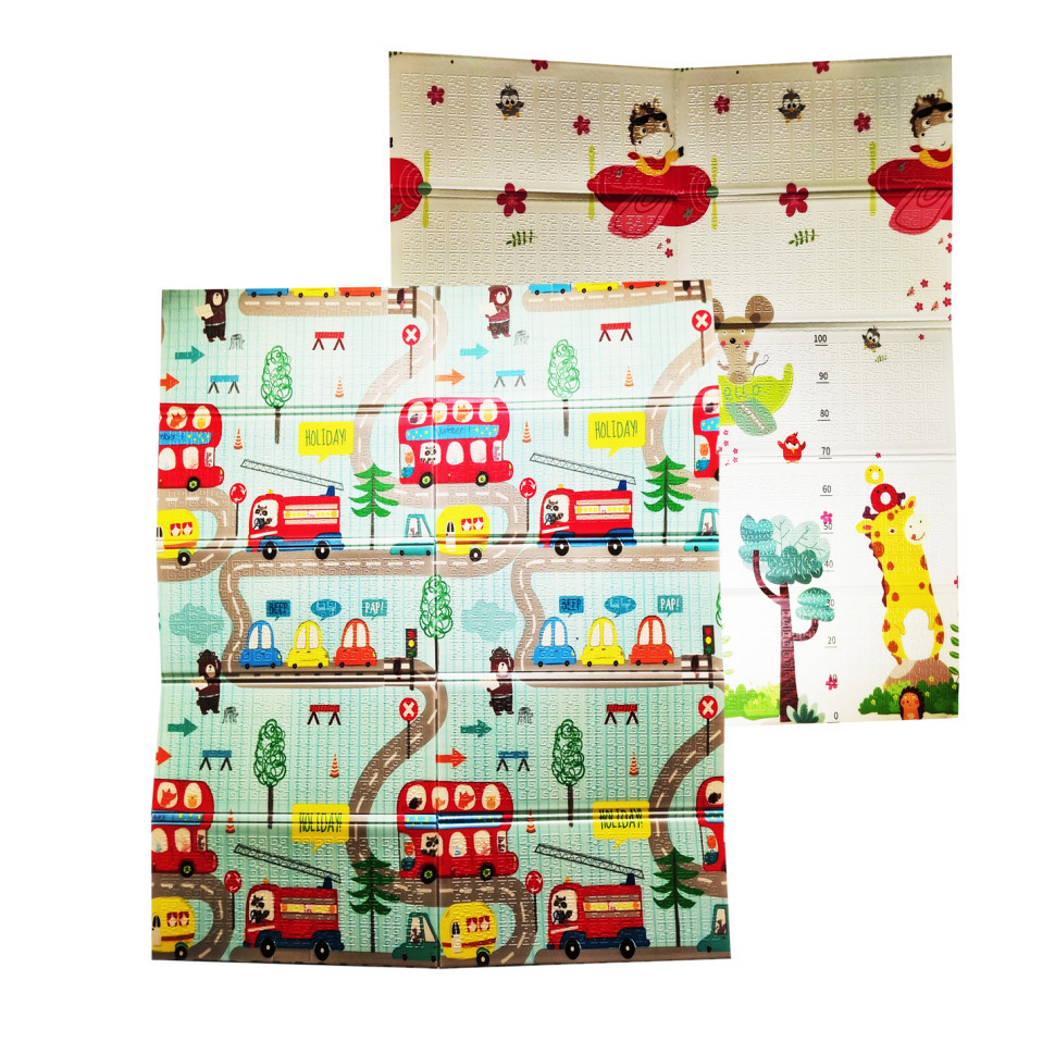 Термоковрик двухсторонний Транспорт K6601-1, 120х180 см Винница - изображение 1