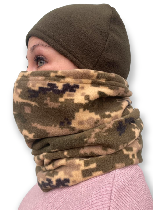 Баф флісовий піксель теплий Одеса - фото 2