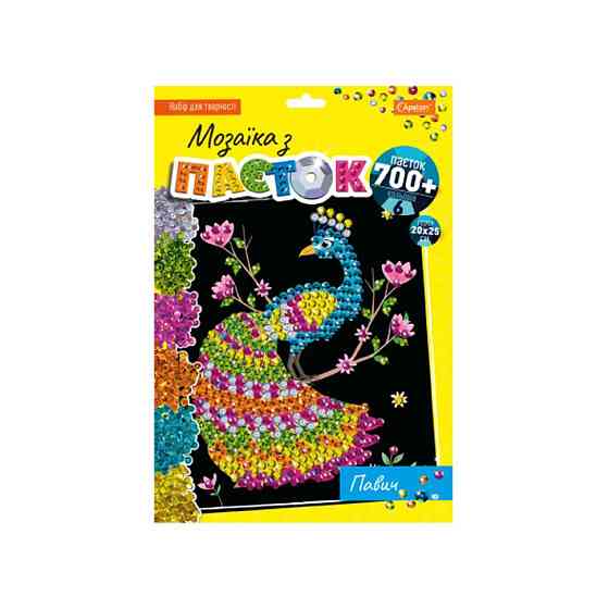 Набір для творчості мозаїка з паєток "Павич" НТ-28-14 Вінниця