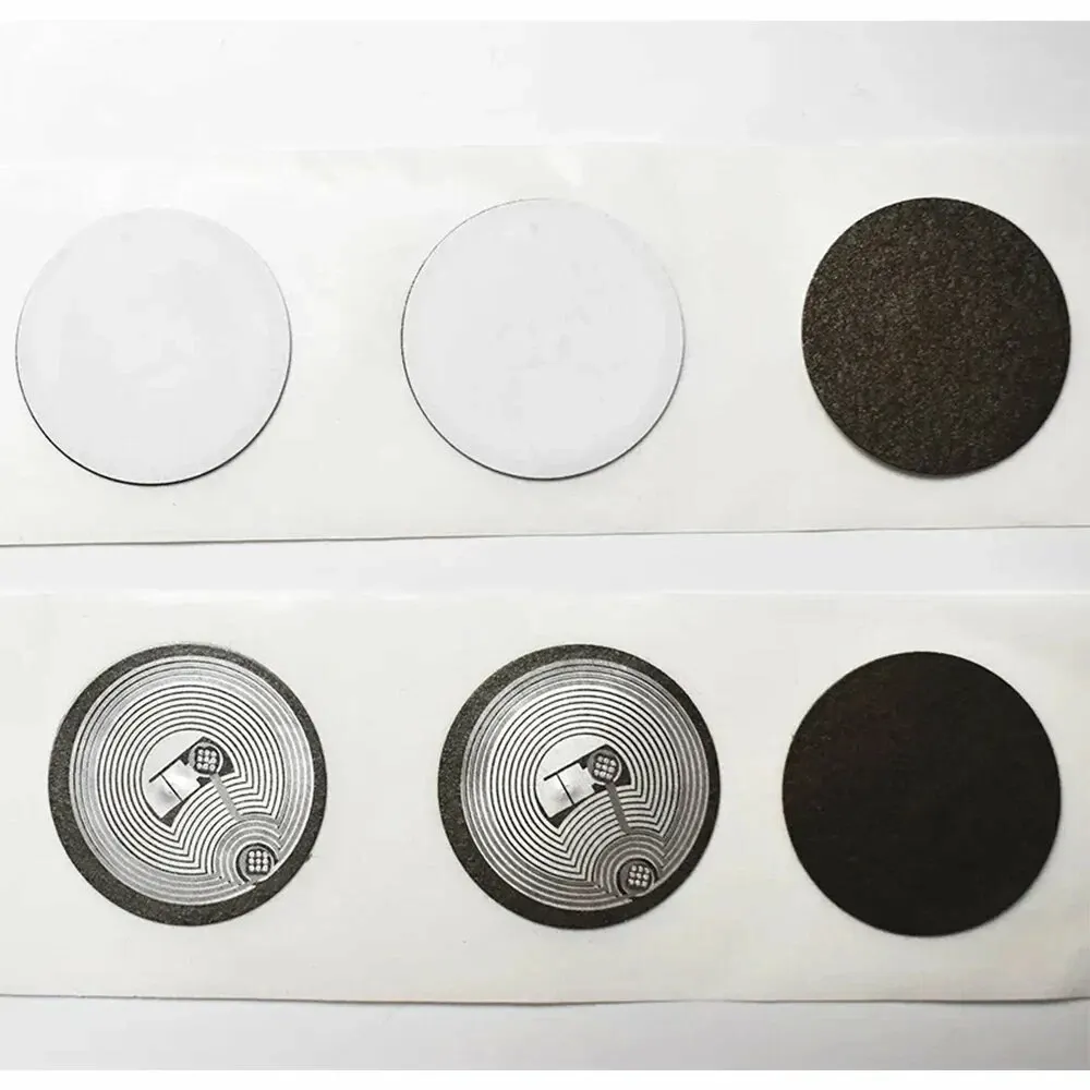 NFC метка наклейка 10шт NTAG213 ISO 14443A 144байт 13.56МГц стикеры для программирования Киев - изображение 1