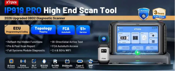 Автосканер діагностичний Xtool IP919 Pro ECU Coding IMMO Вінниця