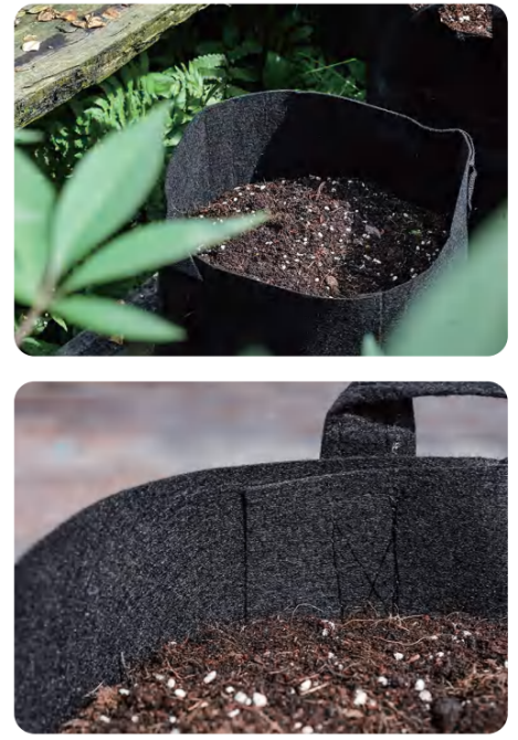 Вазон сумка для выращивания саженцев в саду,теплице горшок переносной для цветов,ягод,овощей, размер 30х35 см Каменец-Подольский - изображение 8