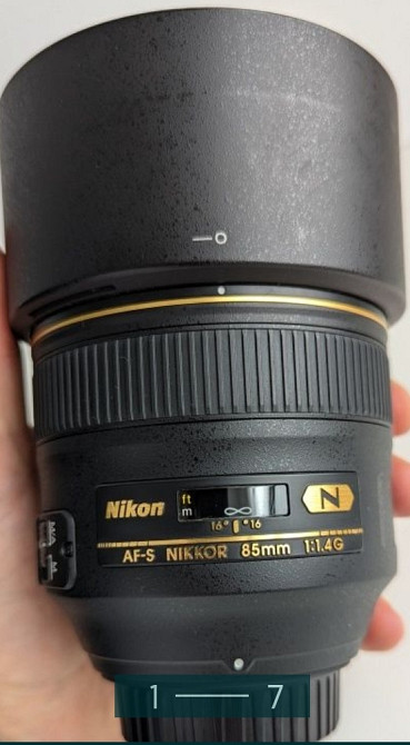 Объектив: NIKON AF-S 85mm. F1.4 G. Київ - фото 5