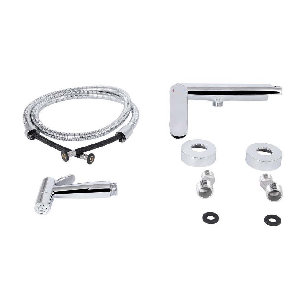 Змішувач для гігієнічного душу Qtap Evia QTEVI262CRM47582 Chrome Київ - фото 7