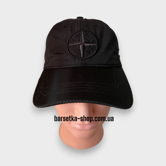 Кепка Stone Island nylon чорний 58-63 (р) Запоріжжя