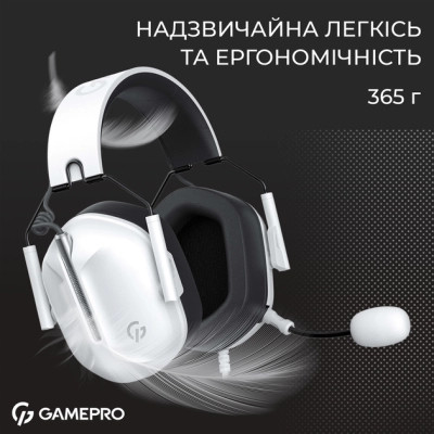 Наушники GamePro Genesis Hunter White (HS1350W) Винница - изображение 3