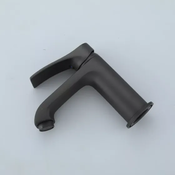 Змішувач для умивальника Frap F1075-9 графіт Київ