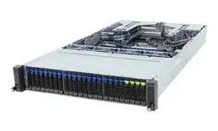 Сервер Gigabyte R283-S92-AAJ4, RACK 2U, DP, 4Gen. Intel Xeon Scalable, 4x2.5" NVMe/SATA/SAS, 20x2.5" SATA, 2xGbE, Red.PSU, IPMI Київ - фото 1