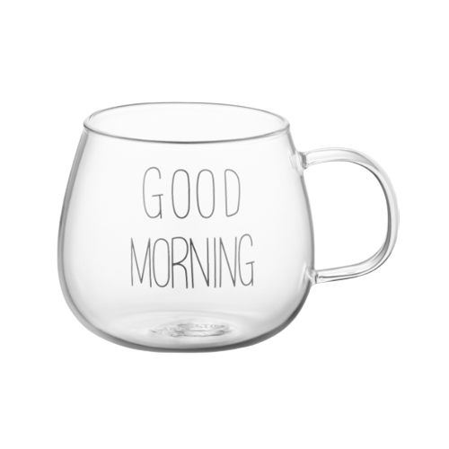 Набір чашок Good Morning 2 шт. з ручками б/о скло AR2635GM Ardesto Житомир