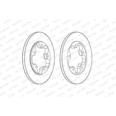 Тормозной диск FERODO DDF2484C Винница