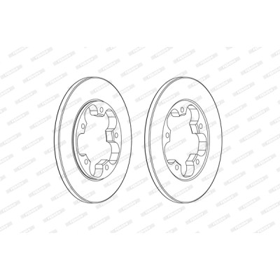 Тормозной диск FERODO DDF2484C Винница - изображение 1