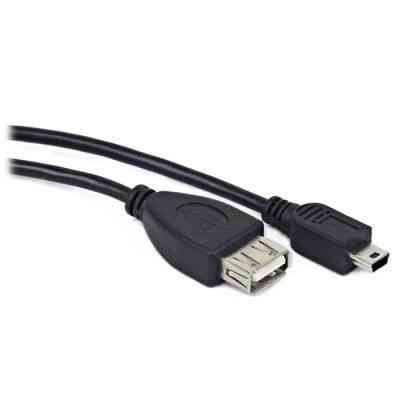 Переходник OTG USB 2.0 AF to Mini 5P 0.5m PowerPlant (KD00AS1235) Винница