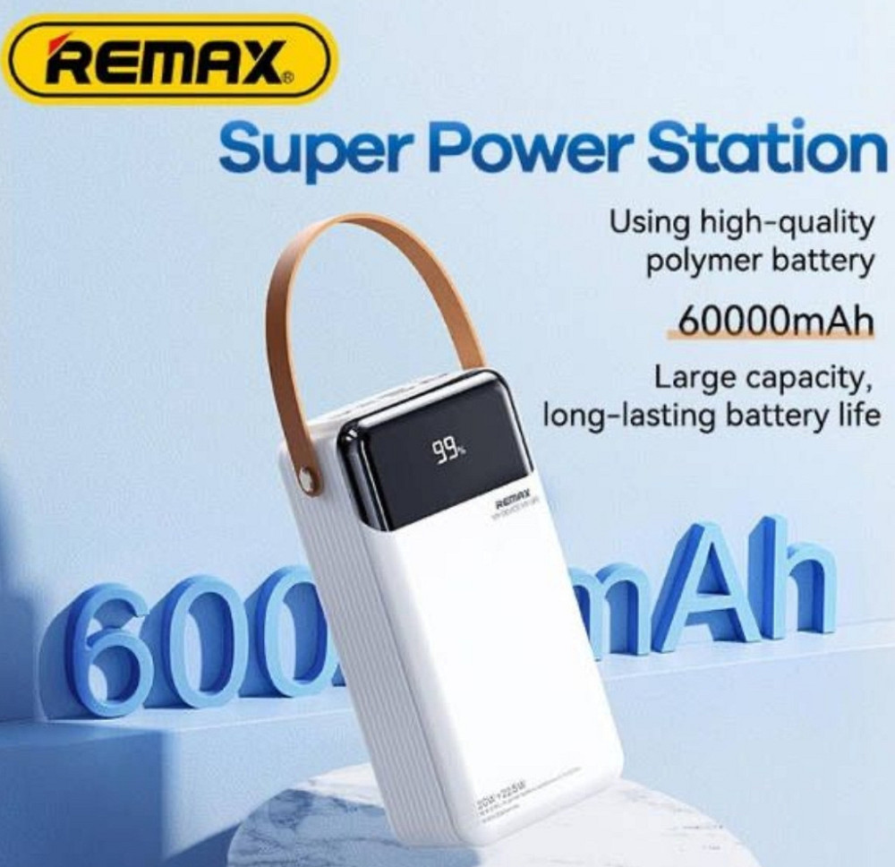 Павербанк зі швидкою зарядкою і кабелями 60000mAh REMAX RPP-565 є ОПТ Киев - изображение 3