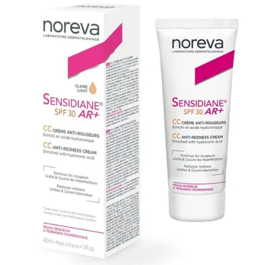 Норева Сенсидиан АR CC+ крем SPF 30 Noreva Sensidiane AR CC Creme Сlaire SPF 30, 40 мл Днепр - изображение 1