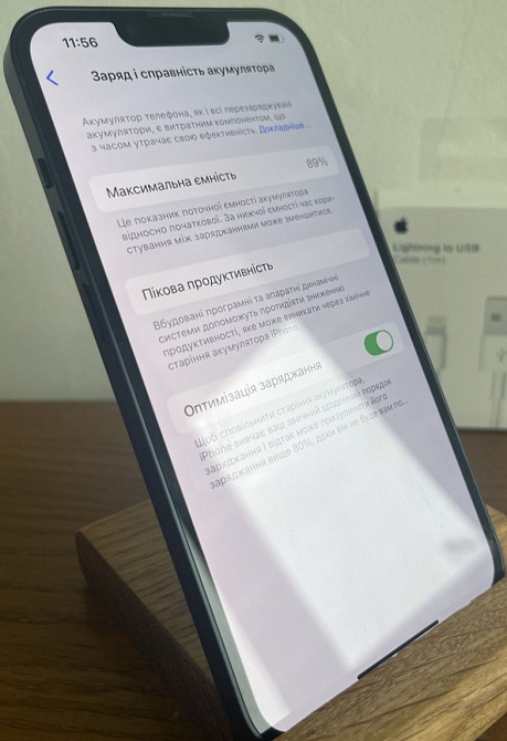 Айфон iPhone 14 256Gb. E-SIM Midnight Neverlock акб 89% Київ - фото 6