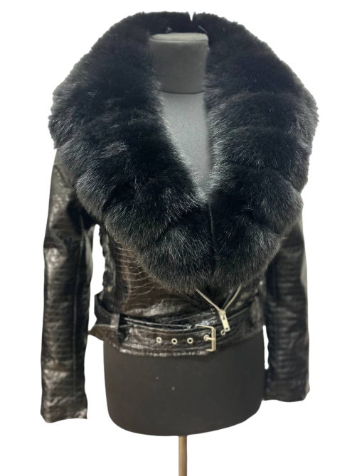 Косуха куртка женская с мехом Песец 42 Харьков - изображение 2