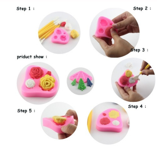 Молд кондитерский Кораблик 39 на 46 мм розовый Киев - изображение 4