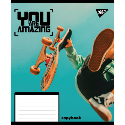 Зошит Yes You are amazing А5 24 аркушів клітинка (767938) Вінниця - фото 2