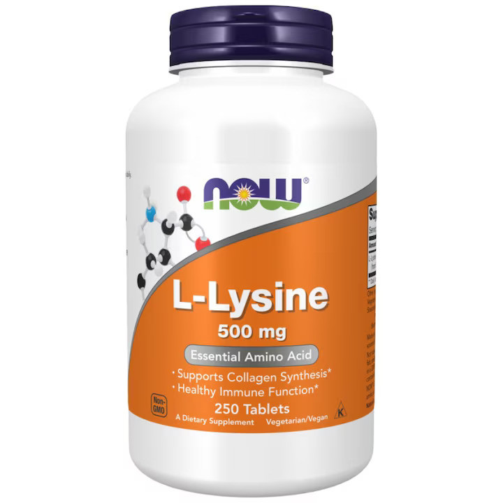 L-лизин NOW Foods Lysine 500 мг 250 таблеток Луцк - изображение 1