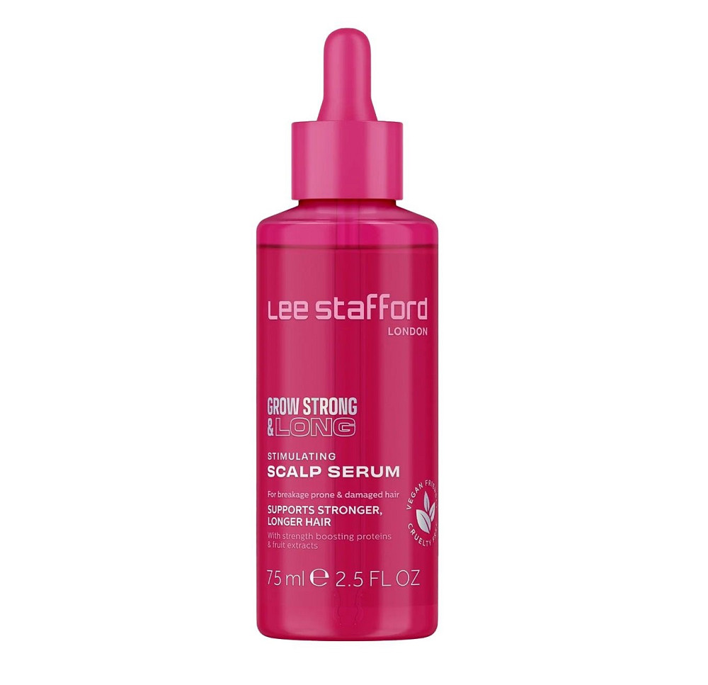 Стимулююча сироватка для шкіри голови Grow Strong & Long Stimulating Scalp Serum Lee Stafford 75 мл Київ - фото 1