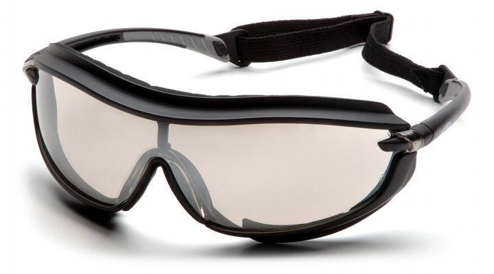 Окуляри захисні з ущільнювачем Pyramex XS3 Plus (indoor/outdoor mirror) Anti-Fog, дзеркальні напівтемні Запоріжжя - фото 1
