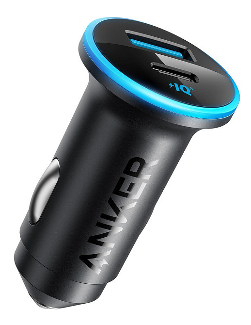 Автомобильное зарядное устройство Anker PowerDrive 323 - 30W PD + 22.5W USB-A Black (6940427) Киев - изображение 1