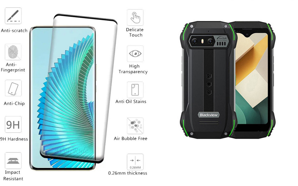 Защитное стекло HyperGlass Pro для Blackview N6000, N6000 SE – максимальная чувствительность и защита Киев - изображение 2