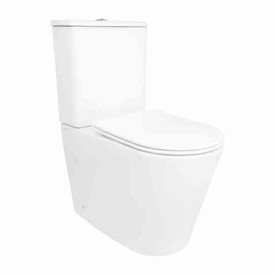 Унитаз напольный Qtap Arvin Ultra Quiet 630×350×795 мм с сиденьем Soft-close, White QTARV27W49259 Киев